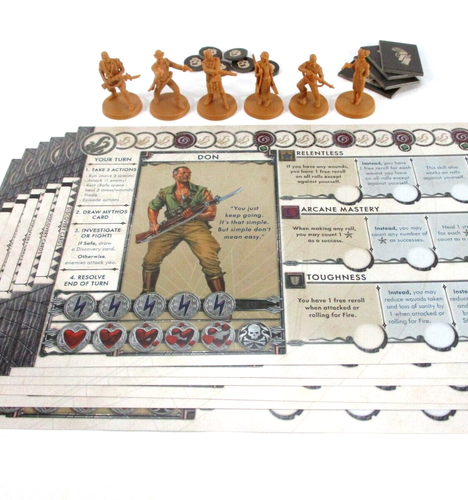 CTHULHU: DEATH MAY DIE Unknowable Box 6x INVESTIGATOR Minis & Cards #3 NEW!! - Picture 1 of 8