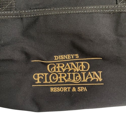 Disney's Grand Floridian Resort Duffle Bag Black Shoulder Gym Bag - Picture 2 of 12