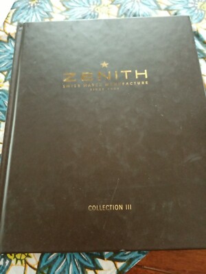 seltener Luxus asiatischer Katalog KATALOG UHREN ZENITH chinese/japan - kostenloser Versand! 