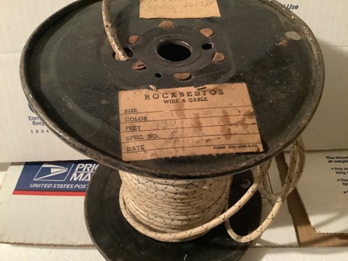 Rockbestos Vintage Wire 3000 Volts from 1944