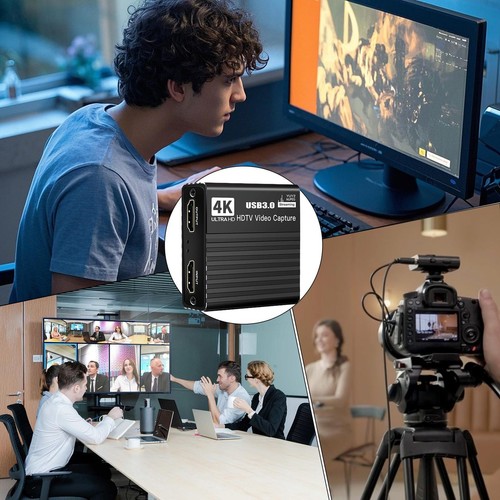 Capture Card For Streaming 1080P Video Capture Device 60FPS Adapter 4K Candid - Picture 11 of 12