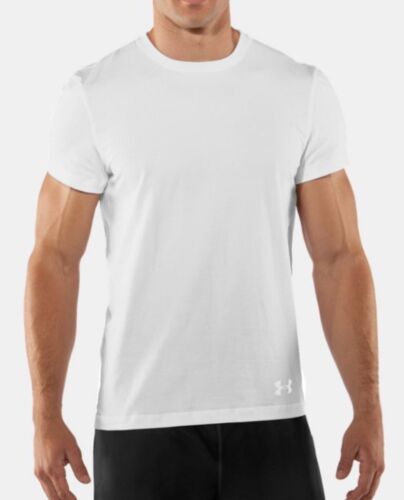 Under Armour * UA Tactical Charged Cotton Heatgear Tshirt White for Men - Picture 1 of 2