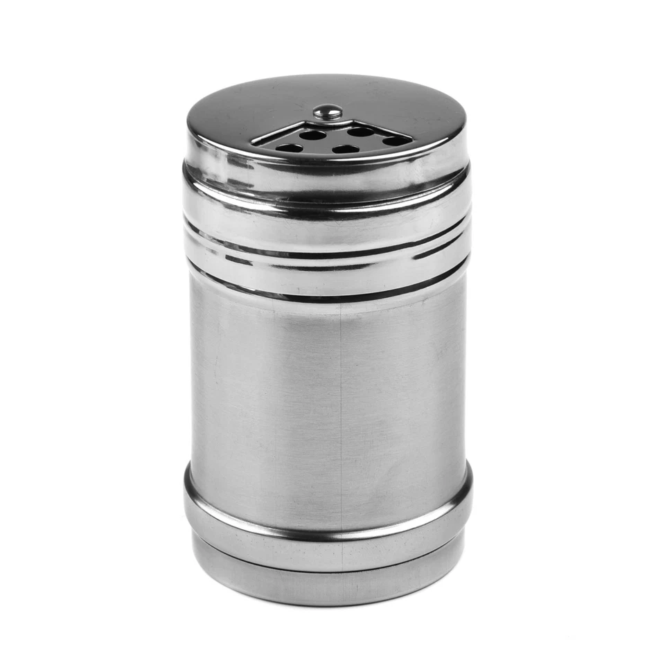 Útil condimento tanque tarro pimienta sal especias acero inoxidable soporte para palillo de dientes Foto 2 de 4