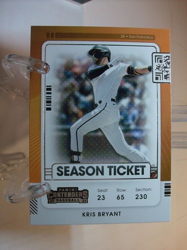 2021 Panini Contenders Season Ticket Baseball #75 Kris Bryant (1523)