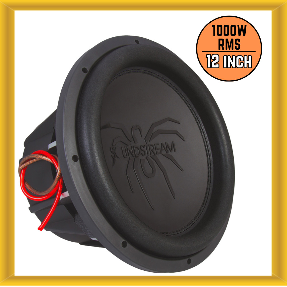 Soundstream Tarantula T5 Series High-Output 12 Inch Dual 2 OHM Car Subwoofer