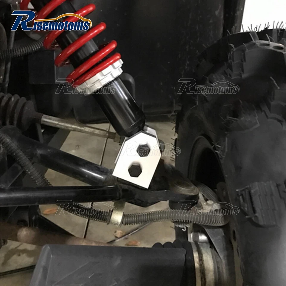 Kit de elevación de 2" de suspensión delantera y trasera CNC para Yamaha Rhino 450 660 700 2004-2015 Foto 2 de 4