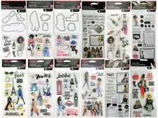 Hampton Art Rongrong Clear Stamps & Dies You Choose or Take All Hustle Chic Girl