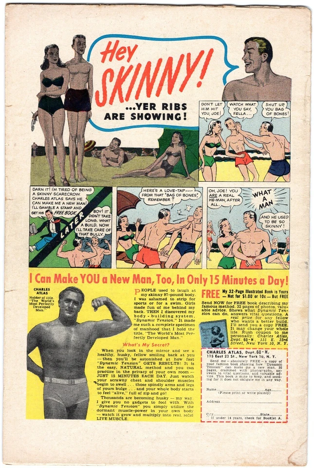 Battleground #20 Atlas Comics 1957 GD+ 3.0 - Image 2 of 3