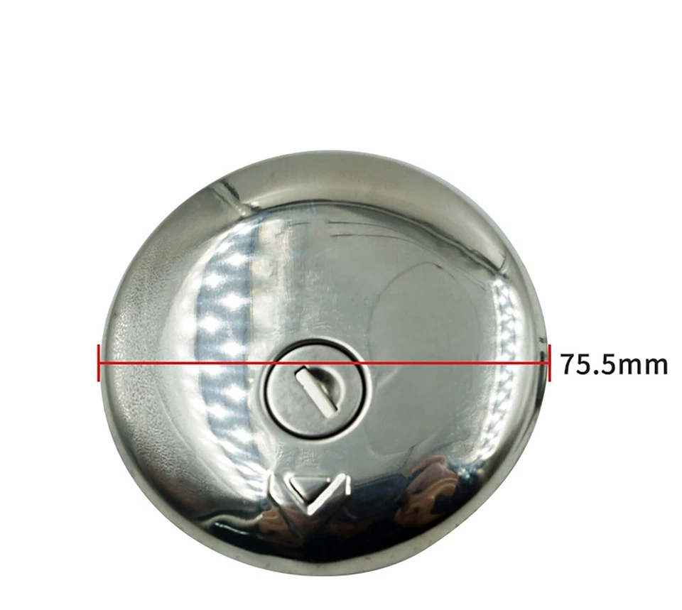 Interruptor de bloqueo de tapa del tanque de combustible para Suzuki GN125 GS125 250 400T GS750L GS1100L Foto 3 de 4