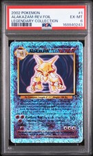 2002 Pokemon Legendary Collection Alakazam-Rev. Foil PSA 6 #1