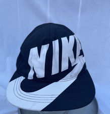 Nike SB Skateboarding Black White Snapback Cap Hat Size Youth