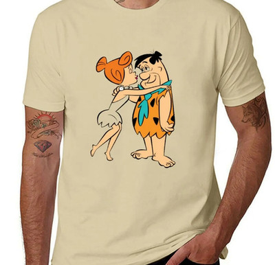 Peter and Wilma Flintstone T-shirt unisex All sizes 2F127
