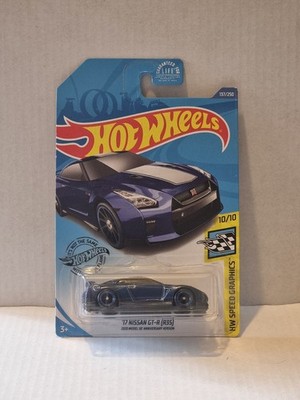 Hot Wheels Super Treasure Hunt Nissan Skyline GT-R R35 selten blau