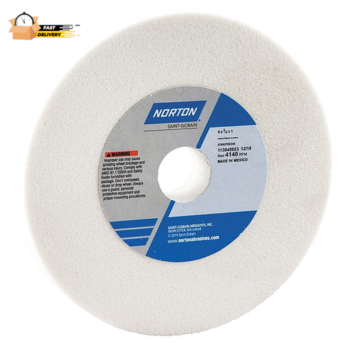 Rueda Norton de óxido de aluminio 6X3/4X1, grano 60 - Imagen 6 de 12