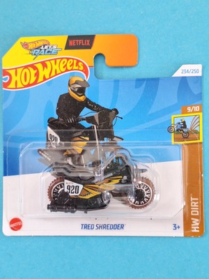 Tred Shredder 234   1:64 Hot wheels 2024 motorcycle Netflix Let's Race Z7