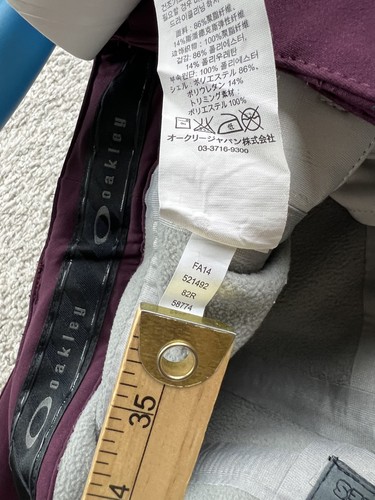 Oakley Ski Pants Womens Small Maroon Red Foxtrot Softshell Pant Adjustable Waist - Picture 7 of 16