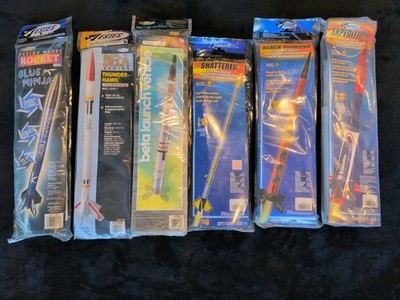 Estes Flying Model Rockets ''NEW In Package'' Lot of 6