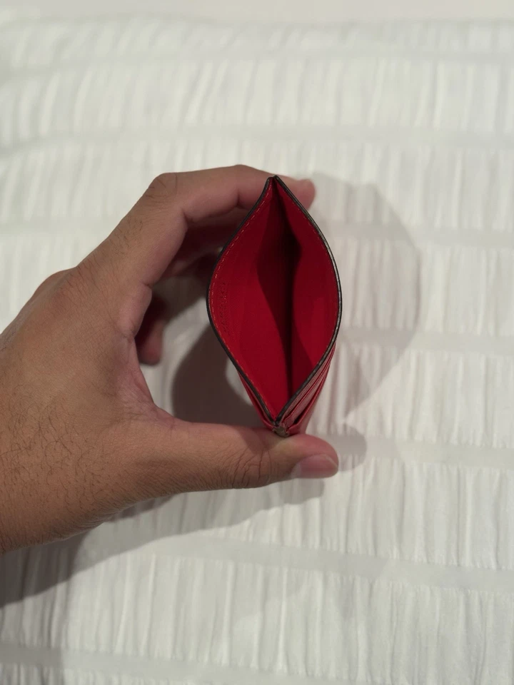 Tarjetero rojo Versace LA MEDUSA TARJETERO Foto 3 de 3