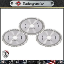 4.5-inch 40 Tooth Alloy Steel Cutting Saw Blade With 7/8-inch Arbor 3 Pack NEW