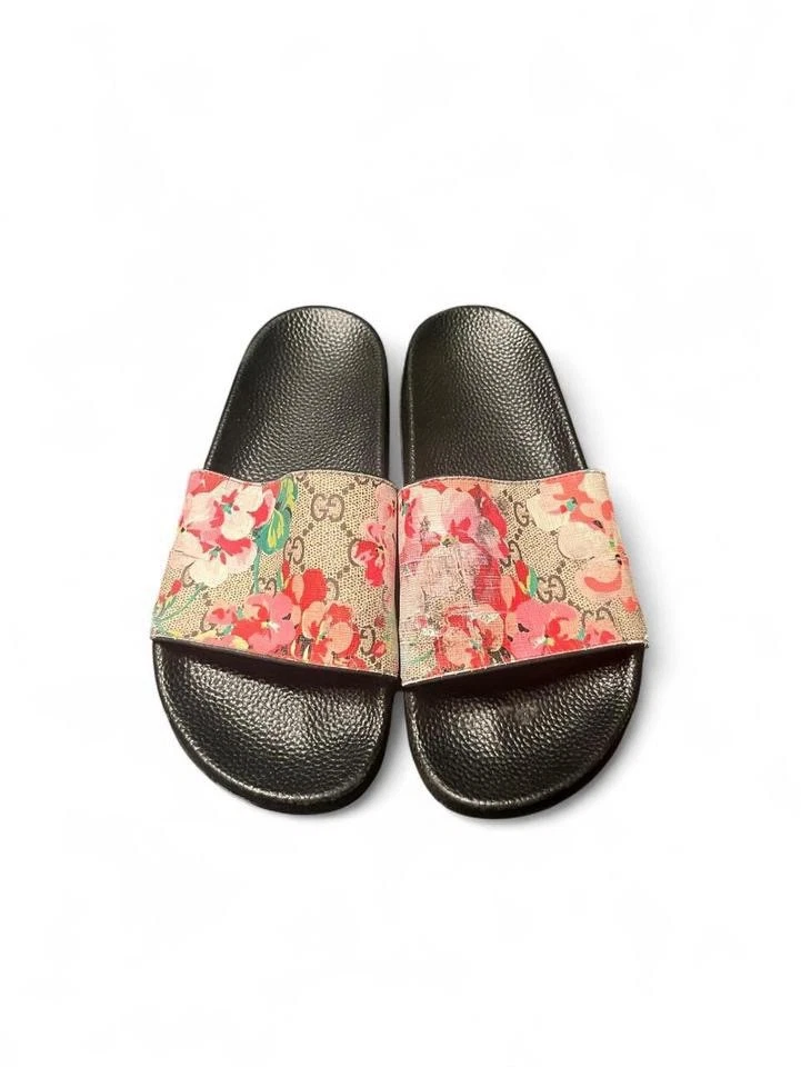 GUCCI GGスプリーム ビーチサンダル フローラ Gucci Floral Slide Sandals for Women for sale | eBay