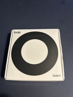 Loop Quiet 2 Ear Plugs for Noise Reduction 14 Rating  (black) NEW Open Box