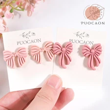 Bow Polymer Clay Cutters - 14 Pcs Conquette Cute Clay Cutters for Polymer Ear...