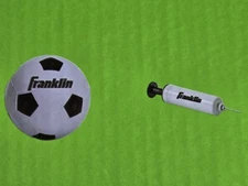 NEW Hand Held Franklin Ball Air Pump With Toddler Toy Soccer Ball Included 