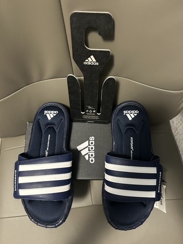 NUEVO CON ETIQUETAS 'VINTAGE' PARA HOMBRE ADIDAS SUPERSTAR 3G SLIDES FIT ESPUMA ARTÍCULO #G61949 EE. UU. TALLA 5 - Imagen 2 de 23