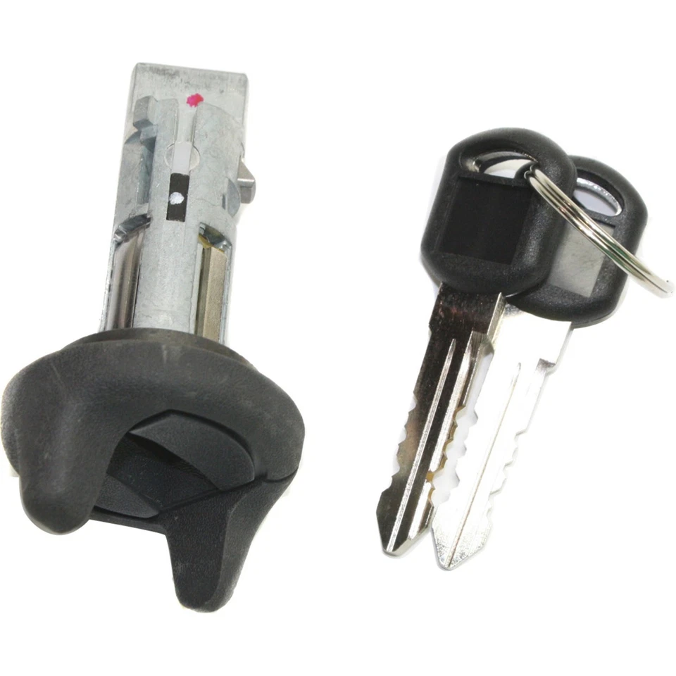 Ignition Lock Cylinder with Key Black Bezel for Chevy GMC Oldsmobile Truck SUV - Image 4 of 4