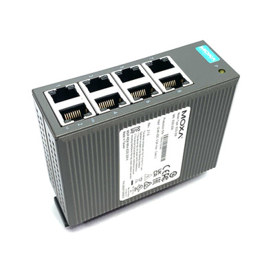 Moxa EDS-208 Entry-Level Unmanaged Ethernet Switch 8-Port NO TERMINAL CONN.