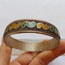 Vintage Handmade Brass Bracelet Berber Moroccan Bangle Brass Tribal Bracelet