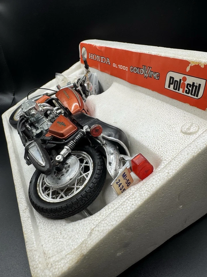 POLISTIL 1:10 HONDA GL 1000 GOLD WING Nuova con scatola e chiavetta originale !! - Immagine 2 di 4