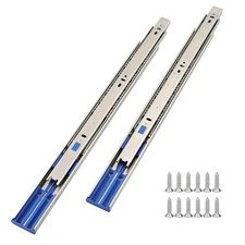 Soft Close Drawer Slides,10 Pair of 22 Inch 100 LB Capacity Full Extension Si...