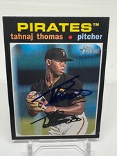2020 Topps Heritage Minor League Edition - Tahnaj Thomas #35 (RC) SIGNED