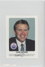 1984-85 Red Rooster Edmonton Oilers Grocery Store Issue Glen Sather HOF 1d0j