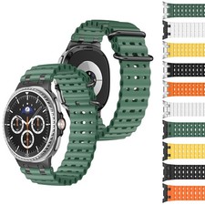 Ocean Silicone Band Sport Strap For Samsung Galaxy Watch 8 40/44mm Classic 46mm