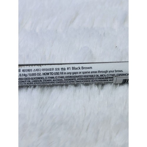 6x Peripera Speedy Skinny Brow Eyebrow Pencil #1 Black Brown - Picture 7 of 9