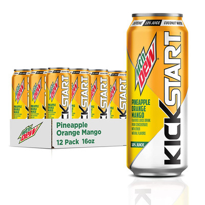 Kickstart, Pineapple Orange Mango, 90Mg Caffeine, Vitamins B & C, 80 Calories, 1