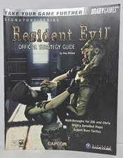 RESIDENT EVIL Official Strategy Guide Nintendo Gamecube WITH POSTER