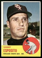 VG+/- SAMMY ESPOSITO 1963 TOPPS #181 UNCREASED LOWER GRADE VINTAGE *TPHLC-8206