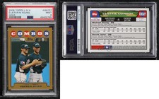 2008 Update Classic Combos Gold /2008 Michael Young Derek Jeter PSA 9 MINT HOF