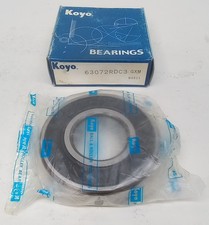 Koyo 63072RDC3 Ball Bearing Deep Groove 35 x 80 x 21mm 6307-2RD-C3 Double Sealed