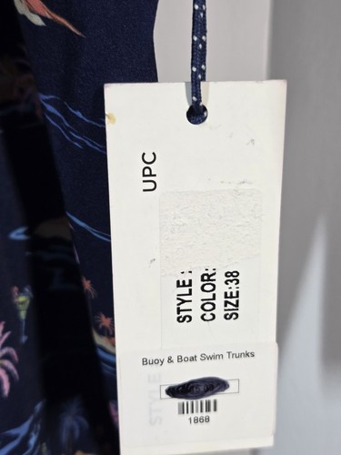 Booy & Boat Island Trink Board Shorts Navy Größe 38 - Bild 2 von 6