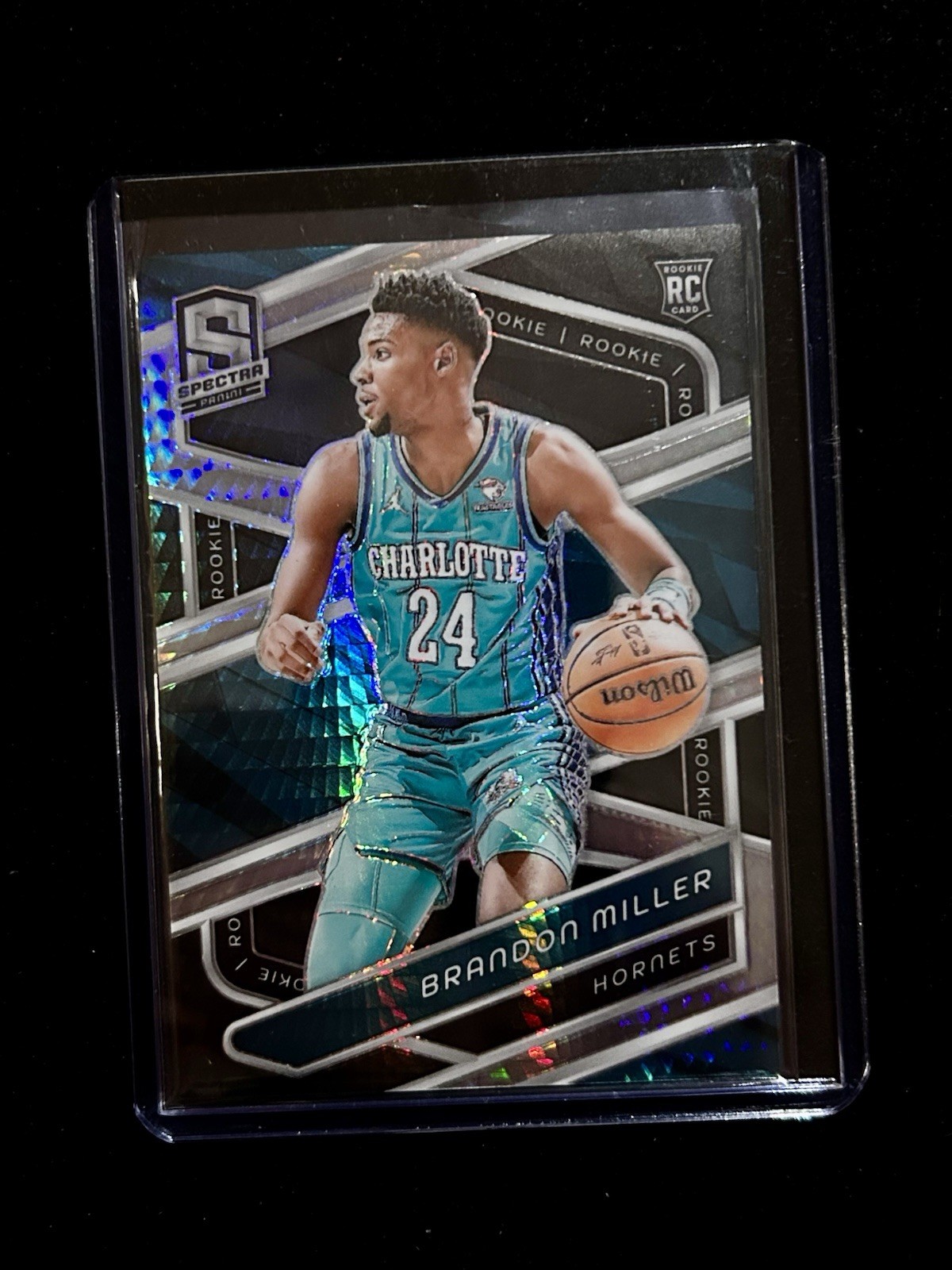 2023-24 Panini Spectra - Rookies Brandon Miller #161 International Prizm (RC)