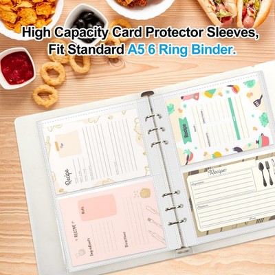 index card plastic sleeves XFasten Index Card Pocket Holder | 3