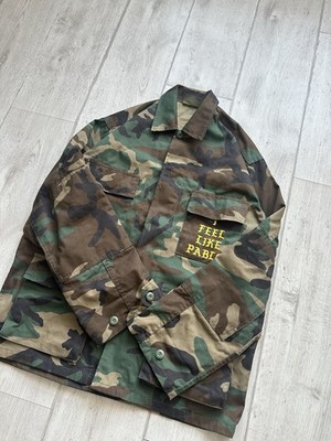 Kanye West Yeezy Pablo Camo Military Jacket Mens Size S | eBay