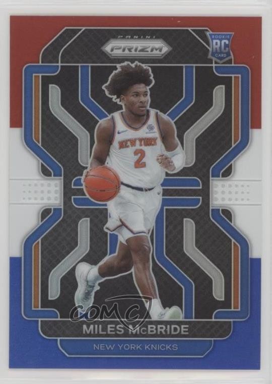 2021-22 Panini Prizm Red White & Blue Prizm Miles McBride #283 1i3m