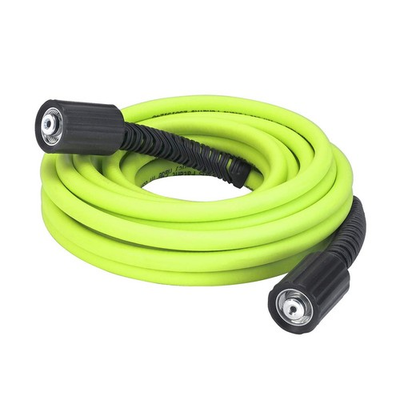 #ad Pressure Washer Hose 1 4 in x 25 ft M22 Fittings Green Flexzilla HFZPW3425M E $51.99