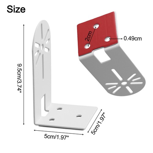 Easily Installable 2 Metal Wall Mounts for Eufy Indoor Cameras White Color - Picture 12 of 16