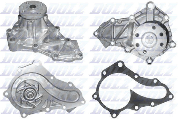 Dolz Wasserpumpe MotorküHlung M468 FüR Mazda CX GH ER BL Sport GH10 MZR BL10 AWD-image